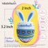 BIGSPINACH Easter Egg Baby Teether,Baby Teething Toy for Pain Relief,Silicone Bunny Rabbit Teether,Easter Gift