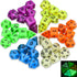 Glow in The Dark DND Dice Set, 11 x 7 Polyhedral Dice (77pcs) for Dungeons and Dragons Tabletop Role-Playing Games