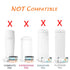KMKMVV Pack 9 of - Diaper Pail Refills Bags Compatible with Diaper Genie Select Pail, Compact Pail,Square Pails Diaper