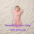 2-Pack, 100% 2-Way 6-9 Swaddling Sleep Sack Cotton Newborn Wearable Blanket, Arms Up Design with Zipper, Transitioning