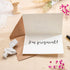 CJ&M Pregnancy Announcement Card - Surprise Reveal for Family
