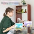 WULOBOOI Set, Mini Flowers Picture Frame Building Desk Decor Block Easel for Message Stickers and Painting Photo Frame