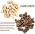 Folding Storage Wooden Chess Set, 3 in 1 Chess Board Game for Adults and Kids (Chess, Backgammon, Checkers)