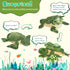 5 12" Mommy 4 PCS Sea Turtle Stuffed Animals with Babies, Stuffed Turtle Plush Toy with Babies Turtles Inside, Big