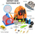 ESSENSON 3-12 Outdoor Explorer Kit & Bug Catcher Kit with Binoculars, Compass, Magnifying Glass, Critter Case