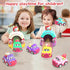 seveclotree 1 Toys,1st 1 2 Toys for Year Old Girls,Baby Cartoon Car Toys with Shooting Car Station,Toddler Girl