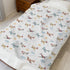 Selgkds 60x80inch Cute Planes Baby Blankets for Boys Girls Infants Toddler Crib Stroller Watercolor Airplanes Clouds