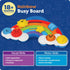 Learning Resources Rainbow Busy Board - Montessori Busy Board, Toddler Sensory Toys, Boy and Girl Travel Toys