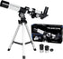 The Thames & Kosmos Telescope, Essential STEM Tool for Children, 100x Magnification, Built-in Compass
