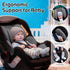 Thickened Carseat Head Support for Infant, Infant Car Seat Insert with Extra Headrest for Preemie to Newborn