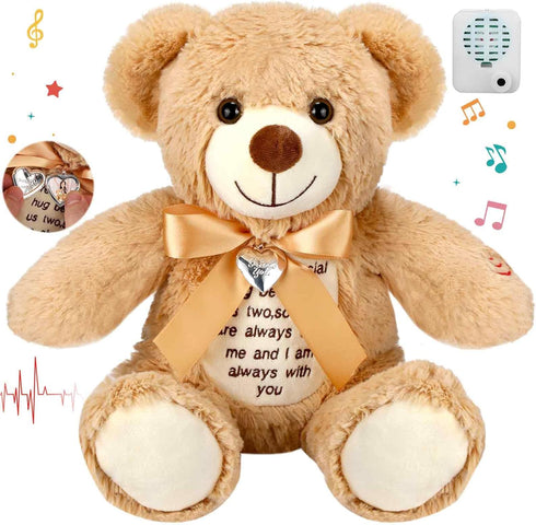 Graduation Gifts 12 Inch Bear Stuffed Animal with Voice Recorder Set