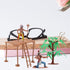 NUOBESTY Plastic Indians Figures Playset, Native American Action Figurines and Accessories for Miniature Sandbox