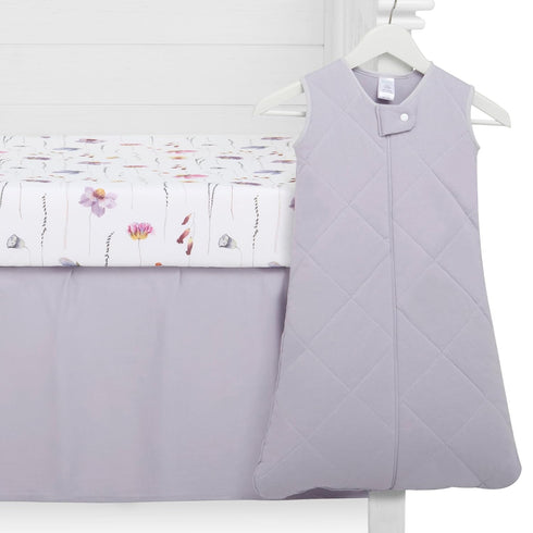 Evolur Be Wild 3 Piece Crib Bedding Set, Machine Washable, Soft and
