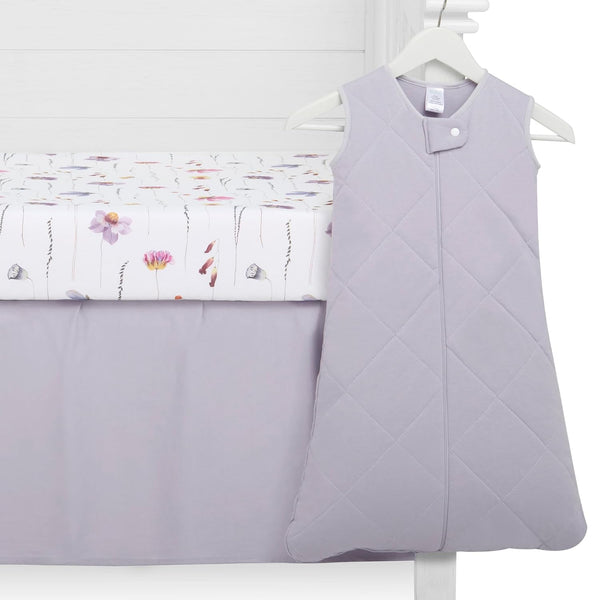 Evolur Be Wild 3 Piece Crib Bedding Set, Machine Washable, Soft and