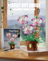 EITOLNR Set 6-12 (323 Flowers Botanicals Orchid Building - Artificial Flower Building Blocks for Adult Women, Bonsai