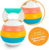 BEBE FUERTE Stack and Count Kettlebell Activity Toy by Robin Arzon - Bilingual Stacking Toys - Baby Workout Toys - Baby and Toddler Gifts for Ages 6 Months and Up
