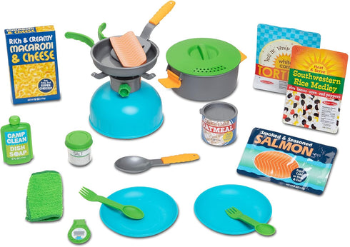 Melissa & Doug Let’s Explore Outdoor Cooking Play Set - 27 Pieces