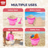 TOY Life Beach Toys, Sand Toys for Toddlers 1-3, Beach Bucket, Sand Castle Building Kit for Kids Ages 4-8, Summer Toys.