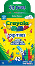 CreateOn Crayola Mini Magnetic PIP-Tiles, 42-Piece Building Set for Kids, STEM Travel Toys for Ages 3+