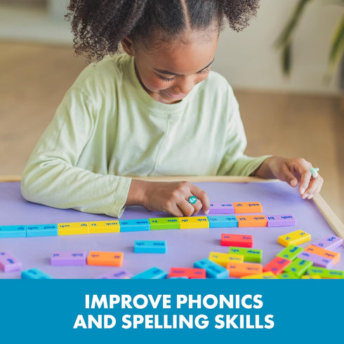 Educational Insights Phonics Dominoes Blends & Digraphs, Reading Learning Activities for Kids Ages 6+