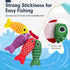1 10 1 Counting, hahaland Montessori Toys for Year Old Boy Girl Birthday Gift - in Cloth Fishing Game Toddler Toys