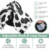 Dalzium Black and White Cow Print Car Seat Cover Baby, Carseat Canopy Cover for Girl Boy, Breathable Baby Carrier Cover