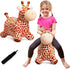 Giraffe Bouncy Horse Toy for Kids 1-3 Years Old, Plush Ride On Bouncy Animal for Indoor Outdoor Hopping, Birthday Gifts