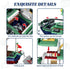 WVINVW Sets, Set 6-12 582 Fishing Boat Building Blocks Boat Sea Fishing Building Blocks Toy Collection Decoration