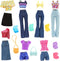 BARWA 17 Pcs Doll Clothes and Accessories for 11.5 Inch Girl Dolls