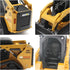 3 1 1/50 3+ Mostop Construction Truck Toy in Skid Steer Loader with Metal Forklift and Grab Shovel Construction