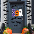 28pcs DIY Halloween Party Supplies PVC 3D Decorative Scary Bats Wall Decal Sticker - Black Halloween Eve Decor