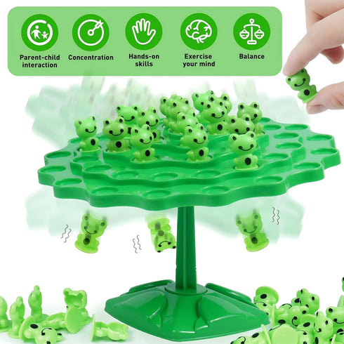 rytopt Frog Balance Game, Two-Player Balance Game Tree Parent Interactive Family Tabletop Puzzle, Birthday Board Games