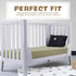 3 24'' 38'' Newwiee Pcs Muslin Crib Sheets for Girls and Boys x Cotton Soft Fitted Baby Bed Sheets for Crib