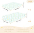 miaozhen 1 Pack 52x28 Cotton Baby Crib Sheets for Boys Girls Soft Chicky Animal Rustic Farm Pattern Boy Girl Crib Sheet