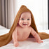 VitalCozy 12 (32 32 Inch,Colorful) Pcs Baby Muslin Hooded Bath Towels and Washcloths Muslin Cotton Hooded Baby Towels