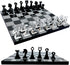 Luxury Travel Chess Set, 10" Portable Chess Game Set with Storage for Adults and Kids, Unique Lucite Board