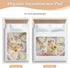 siphylline 52" 34" Cartoon Hamster Bathtub Extra Large Resuable Toddler Mattress Pads Highly Absorbent Potty Training