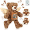 Leyndo Angel Remembrance Bear Plush Stuffed Animal with Recorder, 12 Inch Voice Recording Doll and Picture Frame
