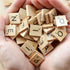 200PCS Wood Scrabble Letters for Crafts - DIY Gift Decoration, Alphabet Coasters and Crossword Game