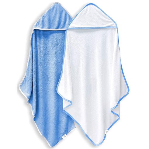 2 Pack Baby Bath Towel - Rayon Made from Bamboo, Ultra Soft