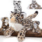 MorisMos Cheetah Stuffed Animal with Babies for Girl Kid,18'' Large Mommy Cheetah