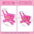 65 Playset deAO Kids Shopping Cart Trolley for Groceries Toddlers Food Fruit Vegetables Pretend Play Food Role Play