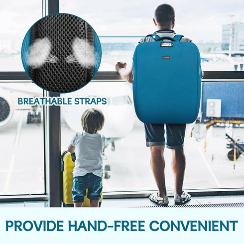 YOREPEK Padded Car Seat Travel Bag for Airplane, Compatible with Doona, Fit for Evenflo Shyft DualRide without Base
