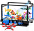 Tenhorses Fish Tank Building Block Set, Lighting Aquarium Sets with Marine Life, Submarine, and Treasure Chest