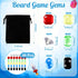 MSHUNKEJI 40 6 2-4 30 Pcs Board Game Gems Styles Board Game Gemstones with Black Drawstring Bag Glass Gemstones