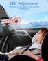 Portable Stroller Fan with LED Night Light, Rechargeable Battery Clip-On Fan for Travel, Baby Pram (Pink)