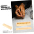 Wooden Pregnancy Test Keepsake Box with Lid for Announcement and Memory Storage Delicate Footprint Design Multipurpose