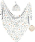 Set 0-3 Receiving Blankets for Baby Girls Swaddle Blanket with Headband for Month Cotton Knitted Newborn Swaddle Wrap