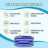 Trampoline Sprinkler for Kids, Outdoor Summer Fun Water Sprinkler for 14-16 ft Round Trampolines