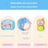 2 in 1 Sit to Stand Baby Walker with Music and Light, Push Toys for Toddlers 1-3 for Learning to Walk, Baby Walking Toys